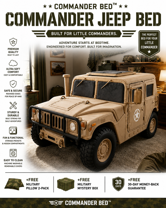 Commander Bed™ – Jeep 4×4 Desert Tan