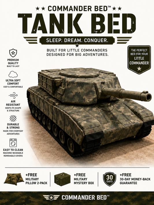 Commander Bed™ – Mixed Military Camo Tank