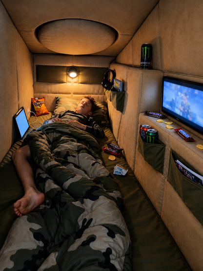 Commander Bed™ – Mixed Military Camo Tank